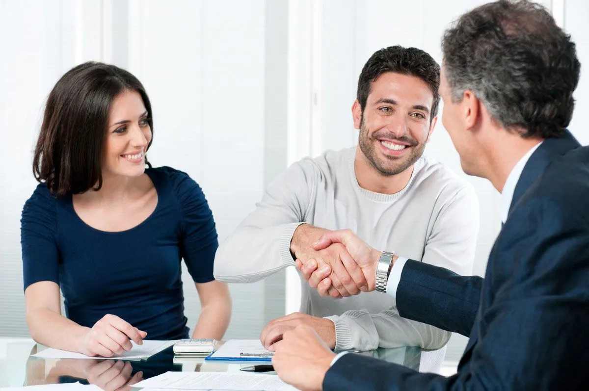 men shaking hands